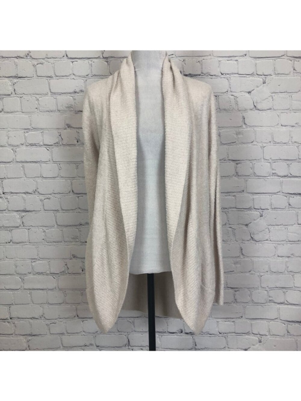Barefoot Dreams CozyChic Lite Circle Cardi Cardigan Size XS/S Beige